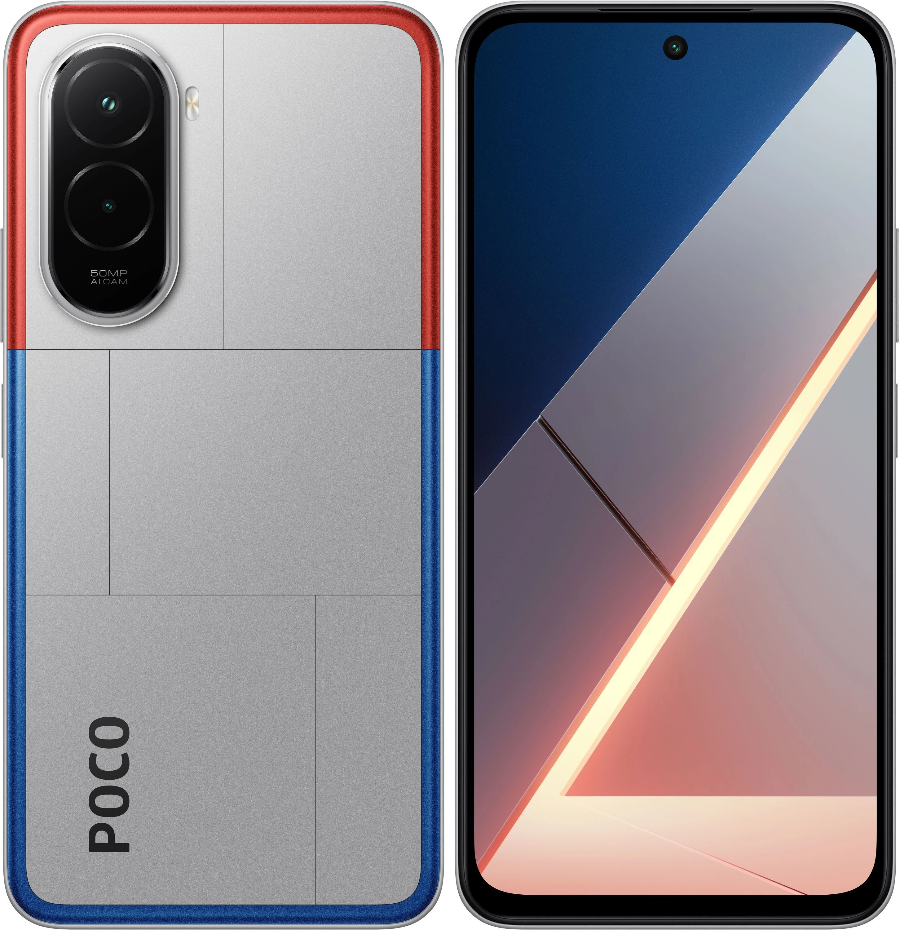 Смартфон POCO M7 6/128 Гб серебристый